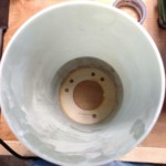 Jig to reduce the OD of the wooden centering rings. (2/2)